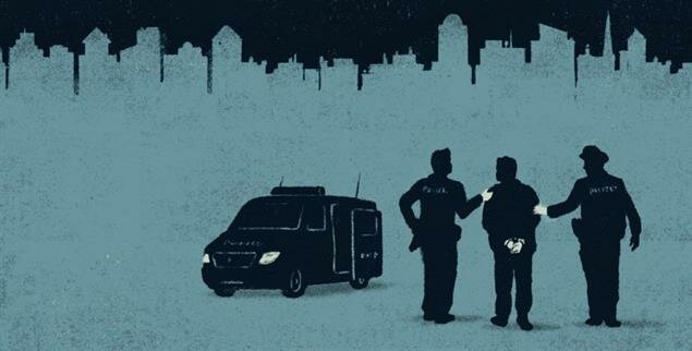Ausländerkriminalität ist bei Weitem kein quantitativ so umfassendes Problem, wie medial suggeriert wird (Illustration: Jens Bonnke)